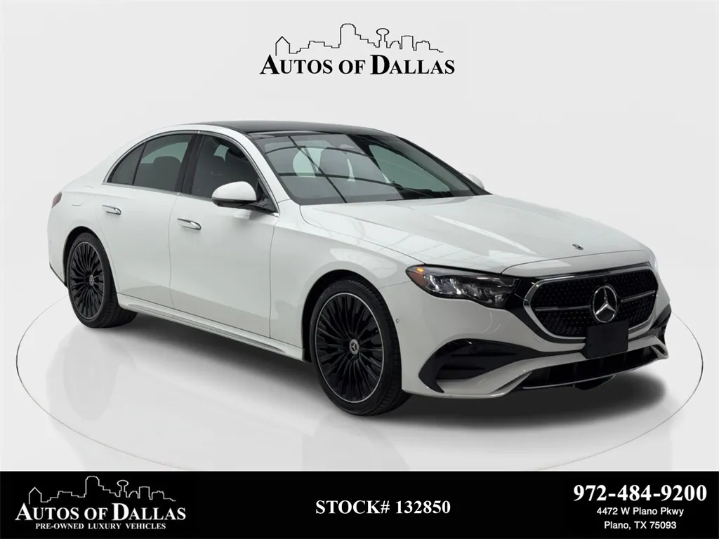 2025 Mercedes-Benz E-Class E 350 AMG NIGHT PKG,NAV,CAM,PANO,BLIND SPOT,20" WL for sale in Plano, TX