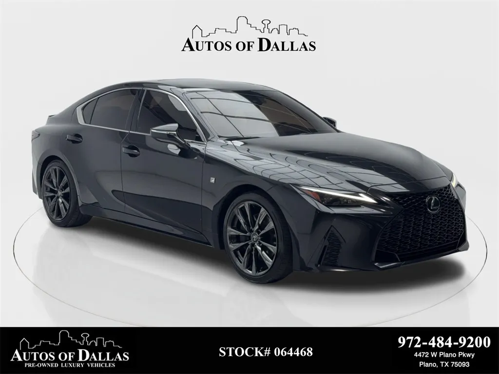 2023 Lexus IS 350 F SPORT CAM,SUNROOF,CLMT STS,BLIND SPOT for sale in Plano, TX
