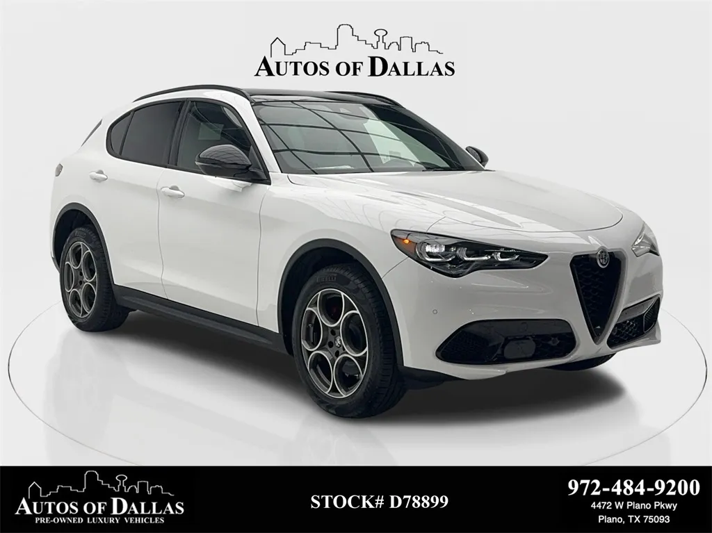 2024 Alfa Romeo Stelvio Sprint NAV,CAM,PANO,HTD STS,BLIND SPOT,19" WLS for sale in Plano, TX