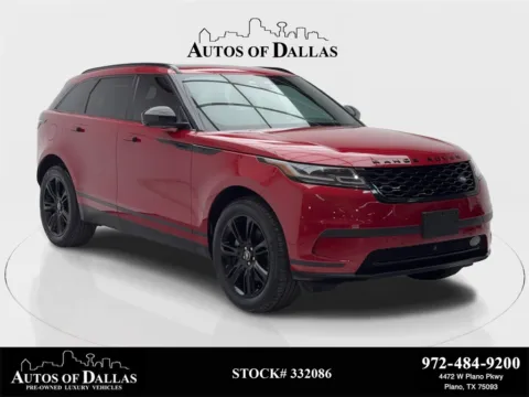 Red 2022 Land Rover Range Rover Velar S NAV,CAM,PANO,HTD STS,BLIND SPOT,20" WLS for sale in Plano, TX
