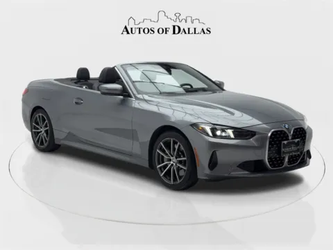 Photos of 2025 BMW 4 Series 430i xDrive Convertible NAV,CAM,HTD STS,BLIND SPOT for sale in Plano, TX at Autos of Dallas - Plano