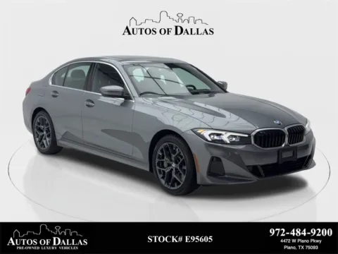 Gray 2025 BMW 3 Series 330i SPORT LINE,NAV,CAM,SUNROOF,BLIND SPOT for sale in Plano, TX