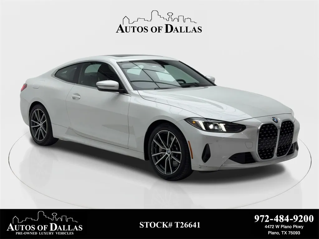 2025 BMW 4 Series 430i SPORT LINE,NAV,CAM,SUNROOF,HEADS UP for sale in Plano, TX