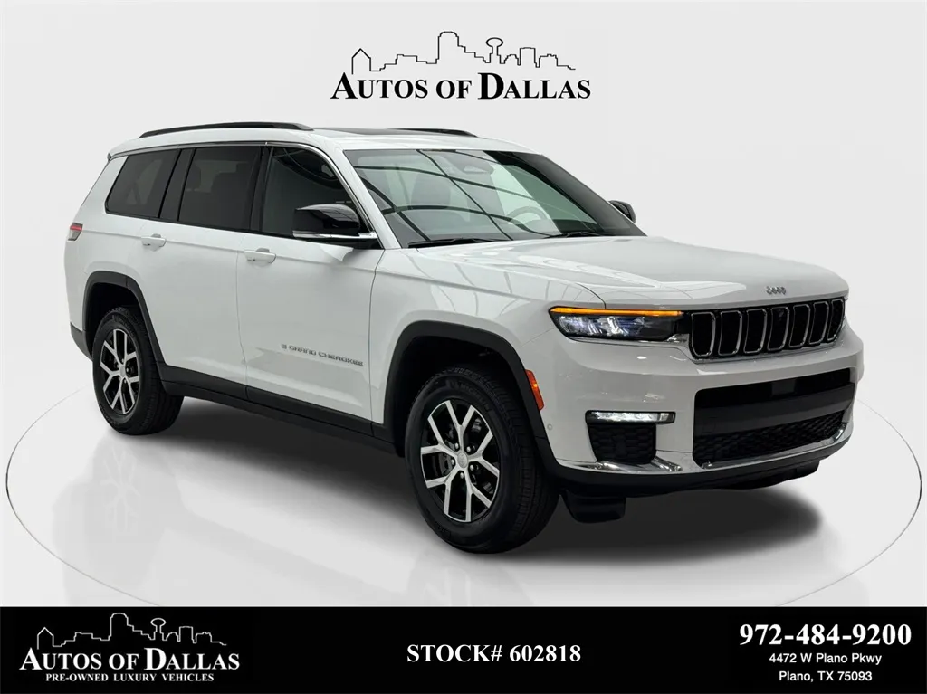 2024 Jeep Grand Cherokee L Limited NAV,CAM,SUNROOF,HTD STS,BLIND SPOT,3RD ROW for sale in Plano, TX