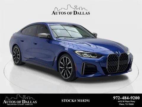 Blue 2022 BMW 4 Series M440i xDrive M SPORT,NAV,CAM,SUNROOF,BLIND SPOT for sale in Plano, TX