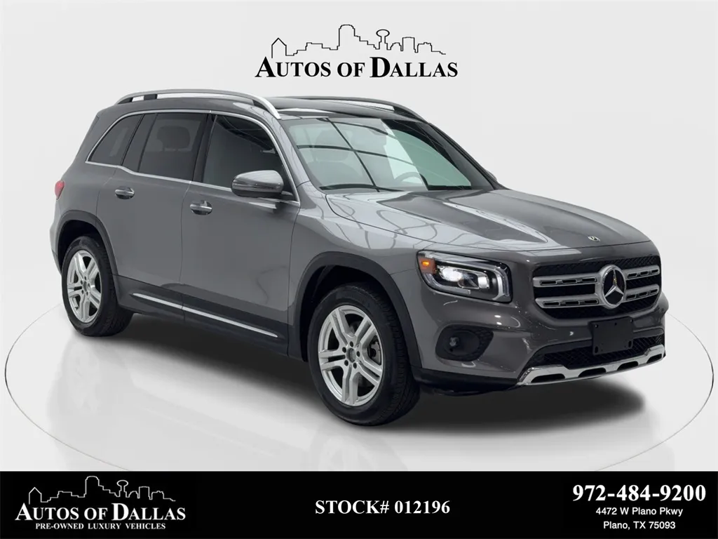 Gray 2020 Mercedes-Benz GLB 250 NAV,CAM,PANO,HTD STS,BLIND SPOT for sale in Plano, TX