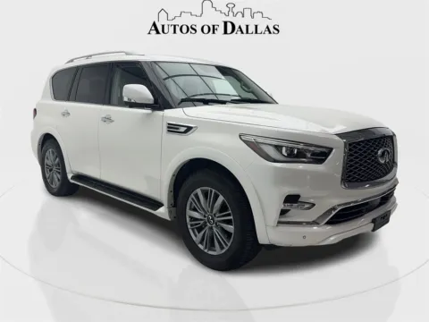 Photos of 2023 INFINITI QX80 Premium Select NAV,CAM,SUNROOF,HTD STS,BLIND SPOT, for sale in Plano, TX at Autos of Dallas - Plano