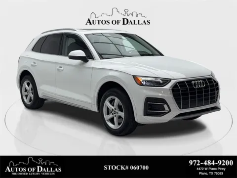 White 2023 Audi Q5 40 Premium CAM,PANO,HTD STS,BLIND SPOT,18" WLS for sale in Plano, TX