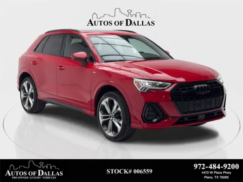 Red 2022 Audi Q3 Premium Plus NAV,CAM,PANO,HTD STS,BLIND SPOT for sale in Plano, TX
