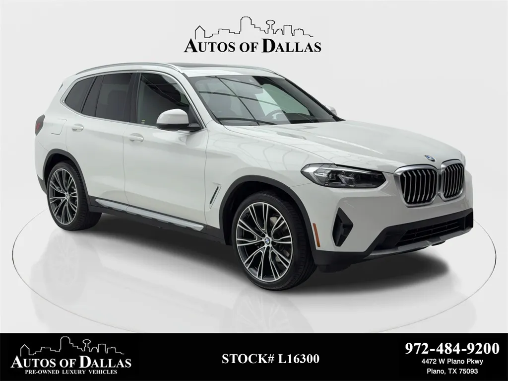 2022 BMW X3 sDrive30i X LINE,NAV,CAM,PANO,BLIND SPOT,20" WHLS