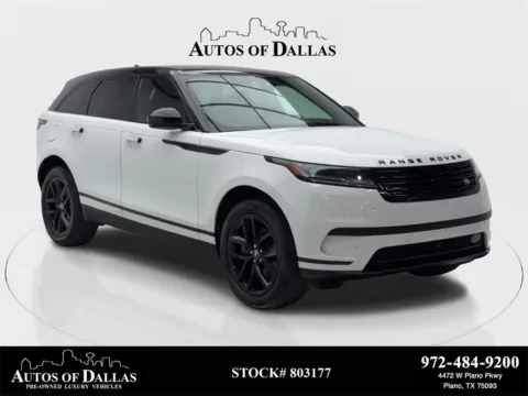 White 2025 Land Rover Range Rover Velar S NAV,CAM,PANO,HTD STS,BLIND SPOT,20" WLS for sale in Plano, TX
