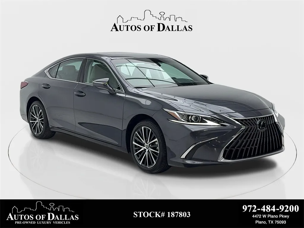 Gray 2025 Lexus ES 350 CAM,SUNROOF,CLMT STS,BLIND SPOT,18" WLS for sale in Plano, TX