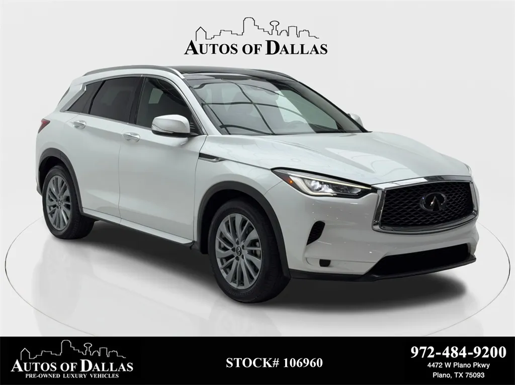 2024 INFINITI QX50 LUXE CAM,PANO,HTD STS,BLIND SPOT,19" WLS