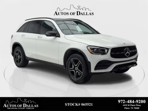White 2022 Mercedes-Benz GLC 300 AMG NIGHT PKG,NAV,CAM,PANO,HEADS UP,19" WL for sale in Plano, TX