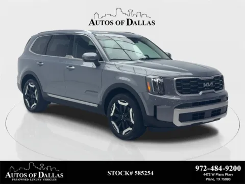 Silver 2025 Kia Telluride S NAV,CAM,SUNROOF,HTD STS,BLIND SPOT,3RD ROW for sale in Plano, TX