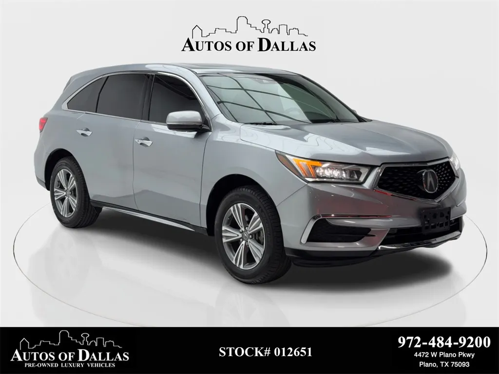 Brown 2020 Acura MDX 3.5L CAM,SUNROOF,HTD STS,BLIND SPOT,3RD ROW for sale in Plano, TX