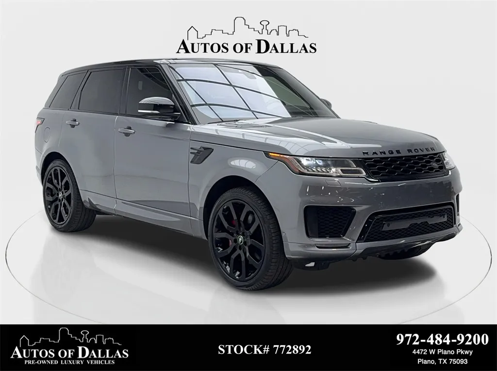 Blue 2021 Land Rover Range Rover Sport HSE Dynamic NAV,CAM,PANO,CLMT STS,22" WLS for sale in Plano, TX
