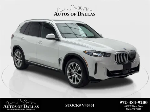 White 2024 BMW X5 sDrive40i X LINE,NAV,CAM,PANO,HTD STS,BLIND SPOT for sale in Plano, TX