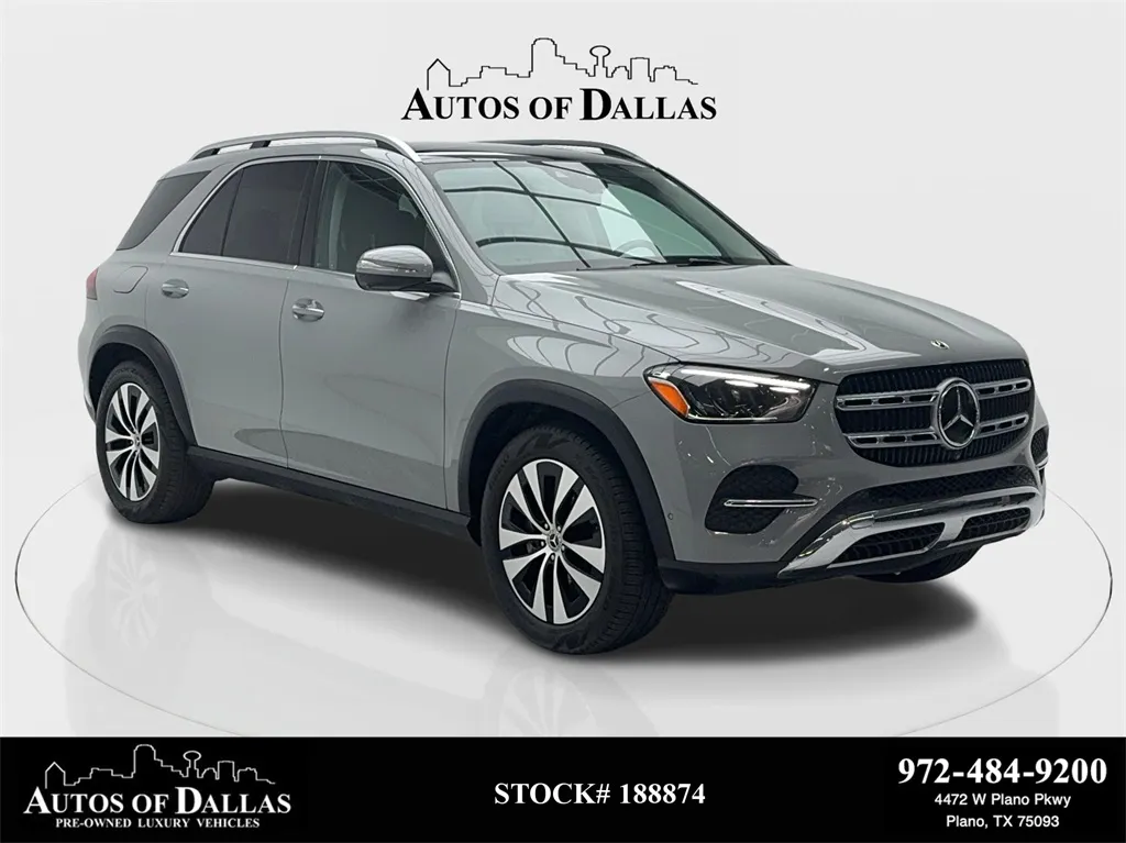 Gray 2024 Mercedes-Benz GLE 350 NAV,CAM,PANO,HTD STS,BLIND SPOT for sale in Plano, TX