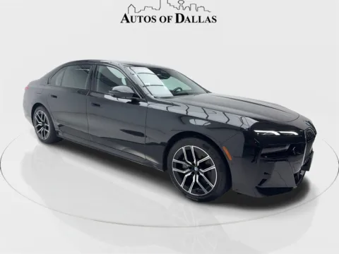 Photos of 2025 BMW 7 Series 740i M SPORT,NAV,CAM,PANO,HTD STS,HEADS UP,20" M W for sale in Plano, TX at Autos of Dallas - Plano