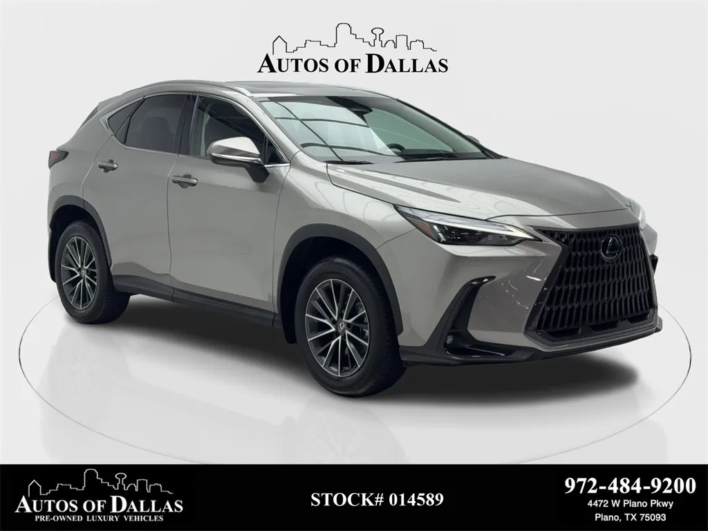 Silver 2022 Lexus NX 350 NAV,CAM,SUNROOF,CLMT STS,BLIND SPOT,18" WLS for sale in Plano, TX