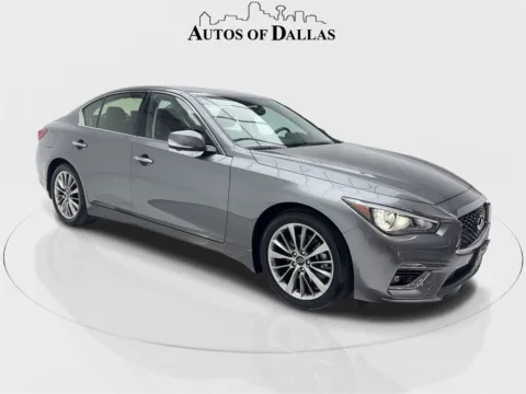Photos of 2023 INFINITI Q50 LUXE CAM,SUNROOF,HTD STS,BLIND SPOT,18" WLS for sale in Plano, TX at Autos of Dallas - Plano