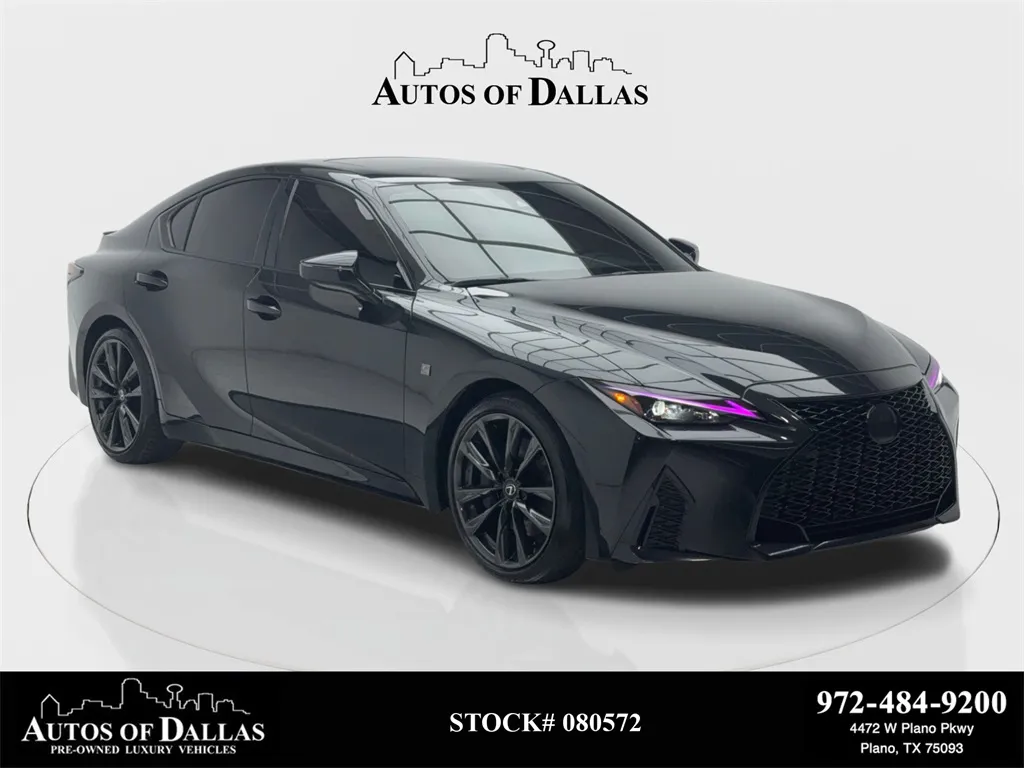 2024 Lexus IS 350 F SPORT Design CAM,SUNROOF,CLMT STS,BLIND SPOT for sale in Plano, TX