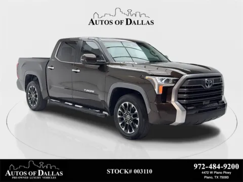 Brown 2024 Toyota Tundra Hybrid Limited NAV,CAM,PANO,CLMT STS,BLIND SPOT,20" WLS for sale in Plano, TX