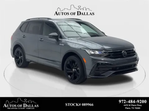 Gray 2023 Volkswagen Tiguan 2.0T SE R-Line Black CAM,PANO,HTD STS,BLIND SPOT,3 for sale in Plano, TX