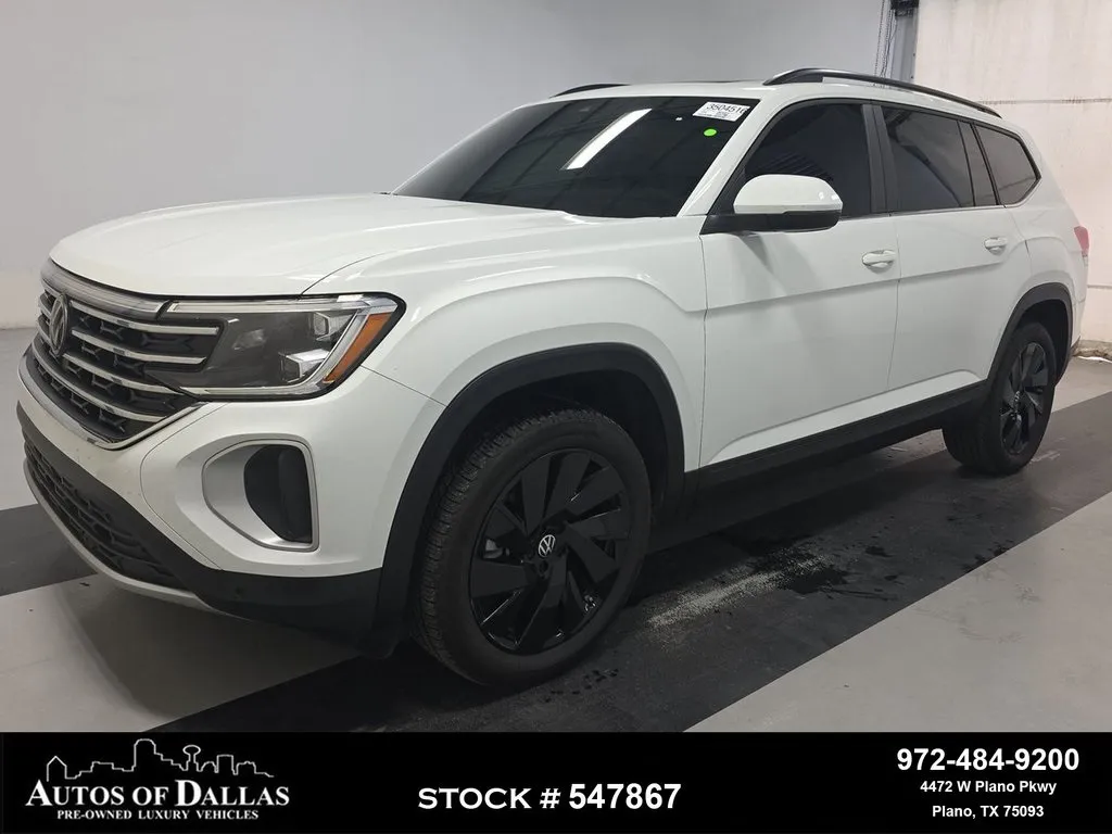 2024 Volkswagen Atlas 2.0T SE w/Technology CAM,PANO,HTD STS,BLIND SPOT for sale in Plano, TX