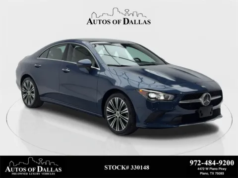 Blue 2023 Mercedes-Benz CLA 250 NAV,CAM,PANO,HTD STS,BLIND SPOT,18 WLS for sale in Plano, TX