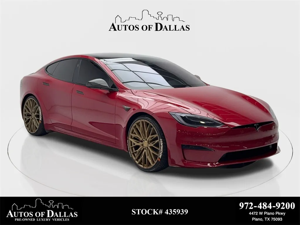 2021 Tesla Model S Long Range NAV,CAM,PANO,CLMT STS,BLIND SPOT,22" WL for sale in Plano, TX