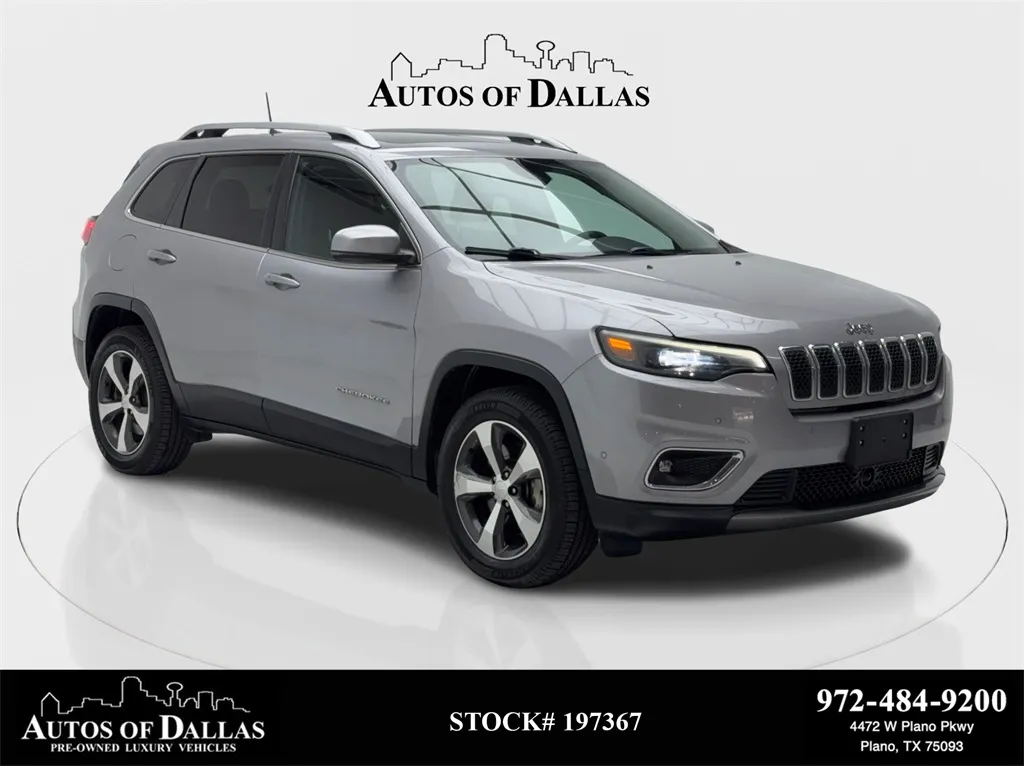 Silver 2019 Jeep Cherokee Limited for sale in Plano, TX