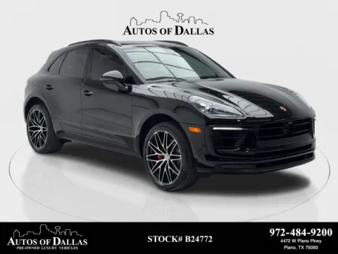 Black 2022 Porsche Macan S NAV,CAM,PANO,CLMT STS,BLIND SPOT,21" WLS for sale in Plano, TX