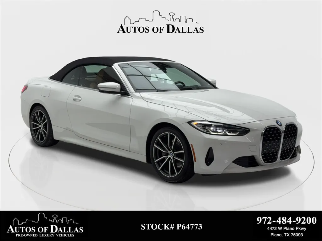 2024 BMW 4 Series 430i Convertible SPORT LINE,NAV,CAM,HTD STS,BLIND for sale in Plano, TX