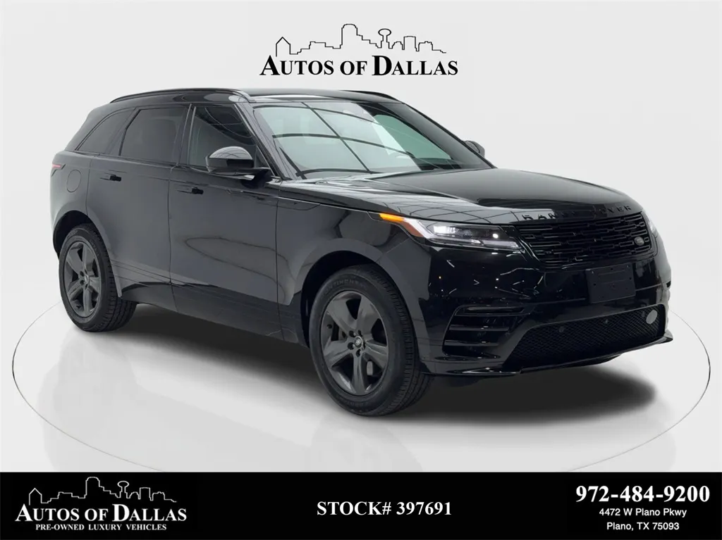 Black 2025 Land Rover Range Rover Velar Dynamic SE NAV,CAM,PANO,HTD STS,BLIND SPOT for sale in Plano, TX