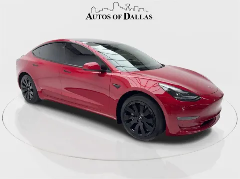Photos of 2022 Tesla Model 3 Long Range NAV,CAM,PANO,HTD STS,BLIND SPOT for sale in Plano, TX at Autos of Dallas - Plano
