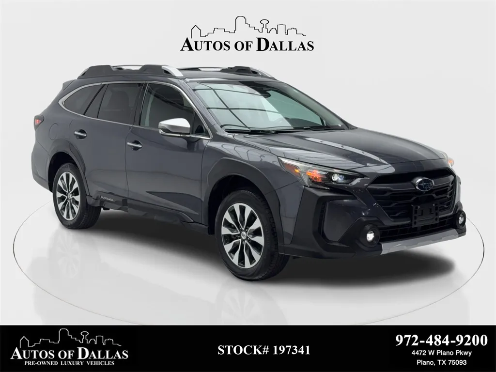 Gray 2023 Subaru Outback Touring XT CAM,PANO,CLMT STS,BLIND SPOT,18" WLS for sale in Plano, TX