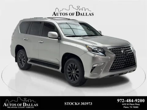 Silver 2021 Lexus GX 460 NAV,CAM,SUNROOF,CLMT STS,BLIND SPOT,3RD ROW for sale in Plano, TX