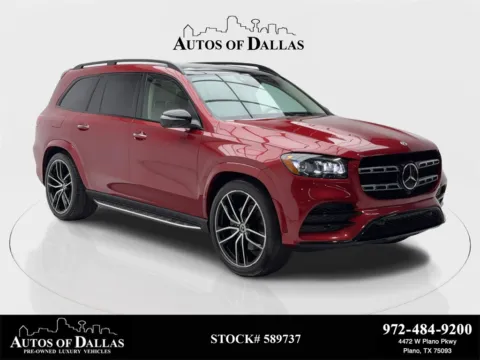Red 2022 Mercedes-Benz GLS 450 AMG NIGHT PKG,NAV,CAM,PANO,23" WLS,3RD ROW for sale in Plano, TX