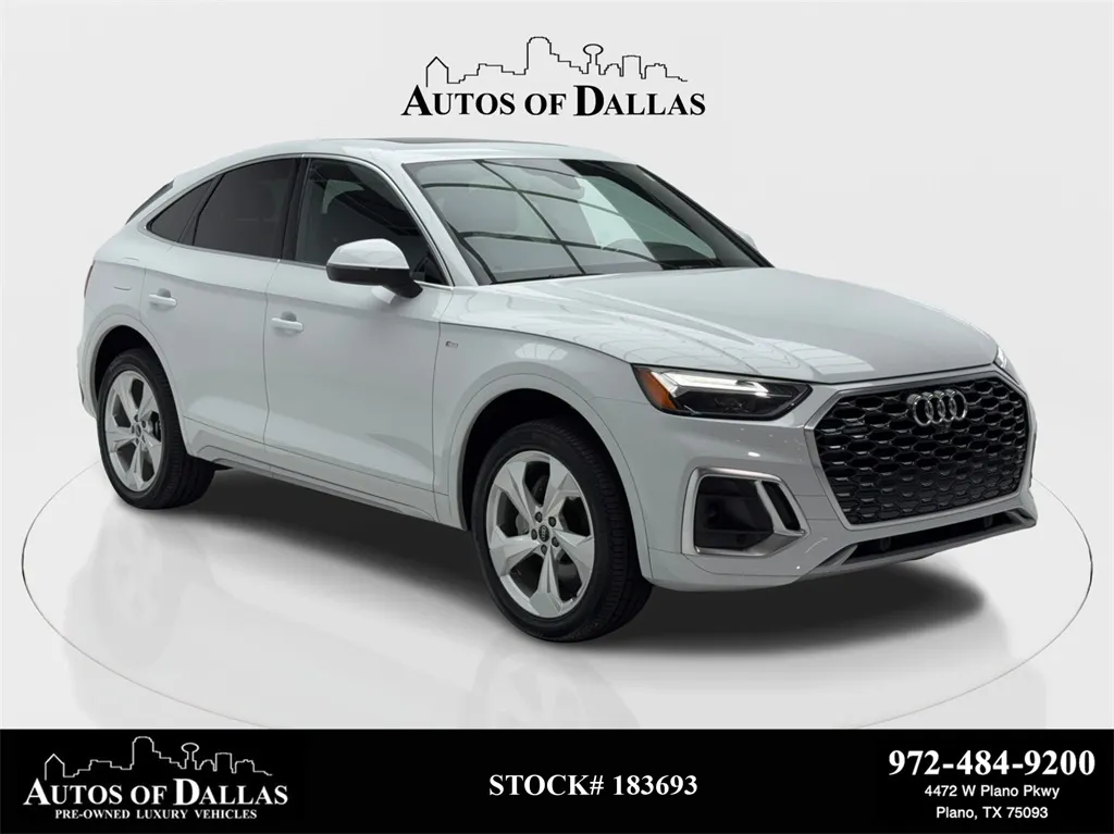 2023 Audi Q5 Sportback 45 S line Premium CAM,PANO,HTD STS,BLIND SPOT,20" for sale in Plano, TX