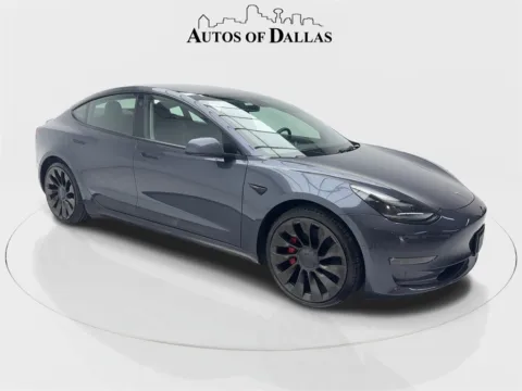 Photos of 2022 Tesla Model 3 Performance NAV,CAM,PANO,HTD STS,BLIND SPOT for sale in Plano, TX at Autos of Dallas - Plano