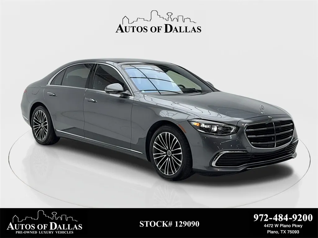 2022 Mercedes-Benz S-Class S 500 NAV,CAM,PANO,CLMT STS,BLIND SPOT,19" WLS for sale in Plano, TX