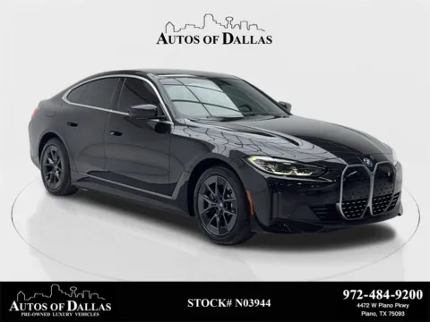 Black 2022 BMW i4 eDrive40 NAV,CAM,SUNROOF,HTD STS,BLIND SPOT,18" WL for sale in Plano, TX