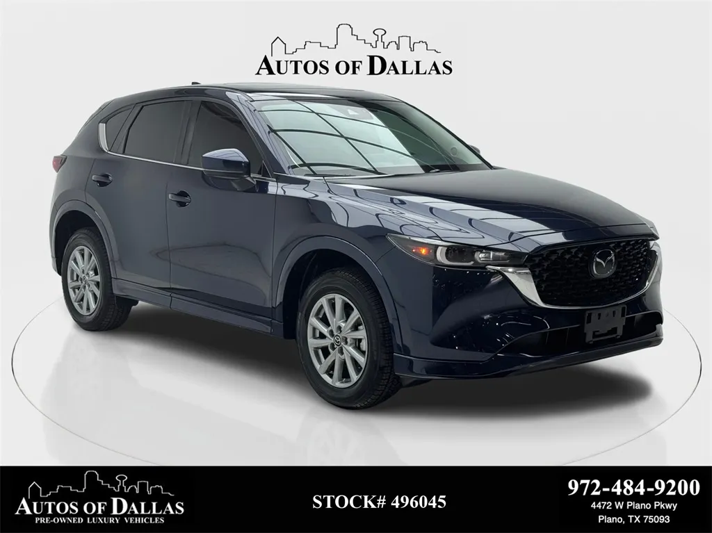 Blue 2024 Mazda CX-5 2.5 S Preferred Package CAM,SUNROOF,HTD STS,BLIND for sale in Plano, TX