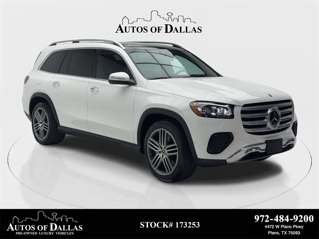 2024 Mercedes-Benz GLS 450 NAV,CAM,PANO,HTD STS,BLIND SPOT,3RD ROW for sale in Plano, TX