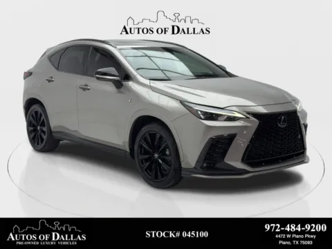 Silver 2024 Lexus NX 350 F SPORT Handling NAV,CAM,SUNROF,CLMT STS,BLIND for sale in Plano, TX