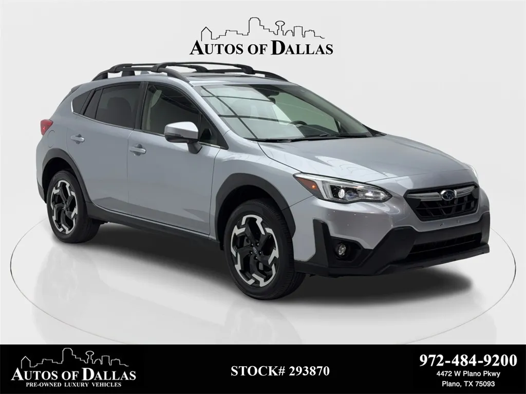 Silver 2023 Subaru Crosstrek Limited CAM,SUNROOF,LANE ASST,18" WHLS for sale in Plano, TX