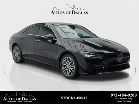 Black 2024 Mercedes-Benz CLA 250 NAV,CAM,PANO,HTD STS,BLIND SPOT,18" WLS for sale in Plano, TX