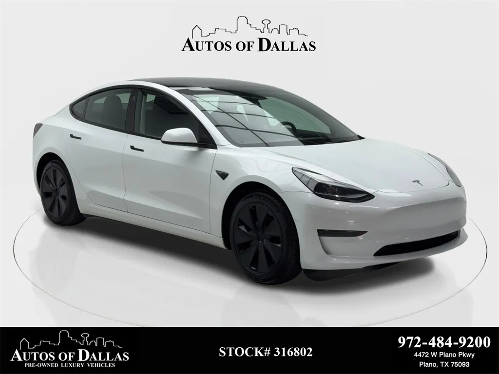 2022 Tesla Model 3 NAV,CAM,PANO,HTD STS,BLIND SPOT,18" WLS for sale in Plano, TX